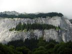 Klettersteigroute von Fidaz ber Hochwiese Pinut und Hochebene Pardatsch auf den Flimserstein