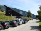 Klettersteig Pinut - Parkplatz bei der Milchseilbahn in Fidaz