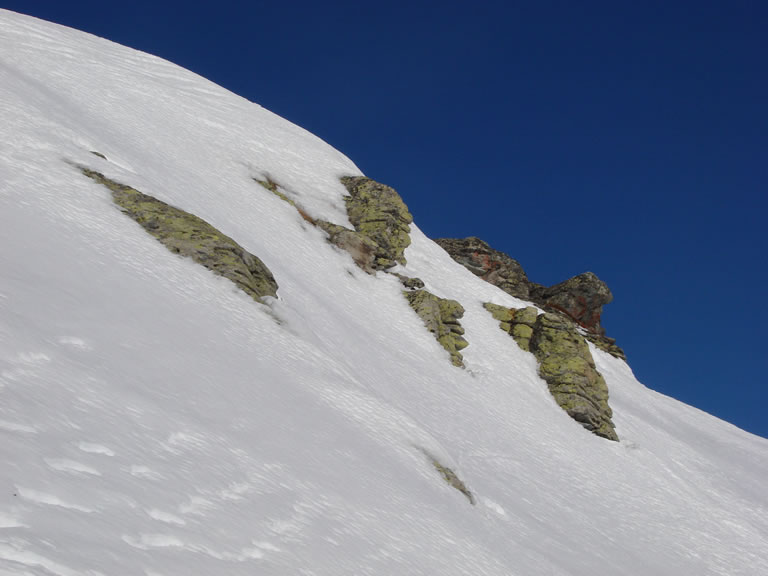 Winterwandern: Crap Masegn - Crap Sogn Gion