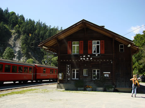 Bahnhof Trin - Taubenschlag